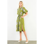 THML | Celine Floral Mid Dress | Sweetest Stitch Boutique Richmond VA