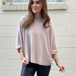 Entro | Lara Mock Neck Cape Top | Sweetest Stitch Boutique RVA