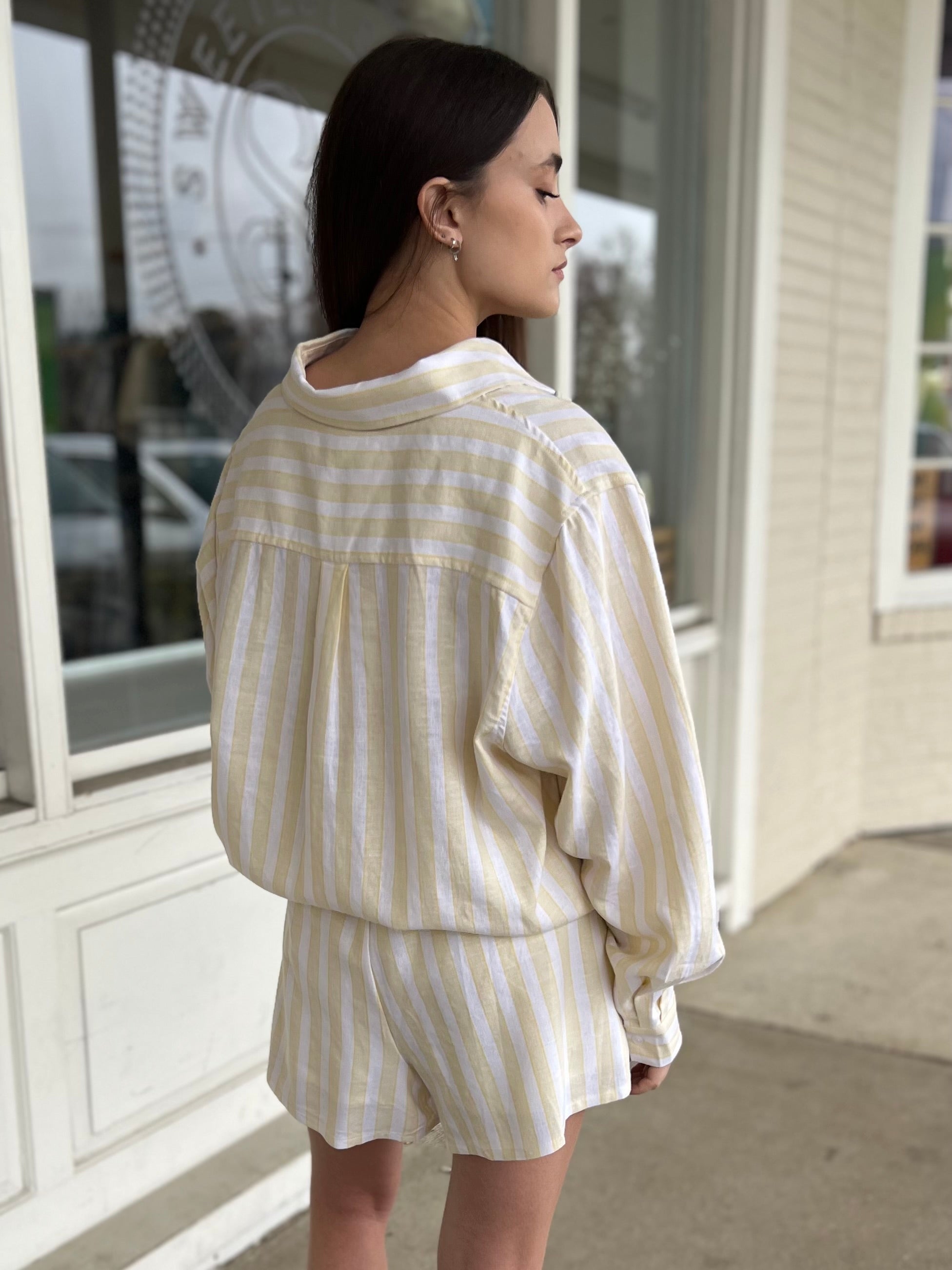 By Together | Salvador Striped Button Down Shirt | Sweetest Stitch