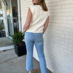 Just Black Denim | Cropped Flare Jeans | Sweetest Stitch