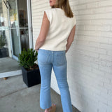 Just Black Denim | Cropped Flare Jeans | Sweetest Stitch