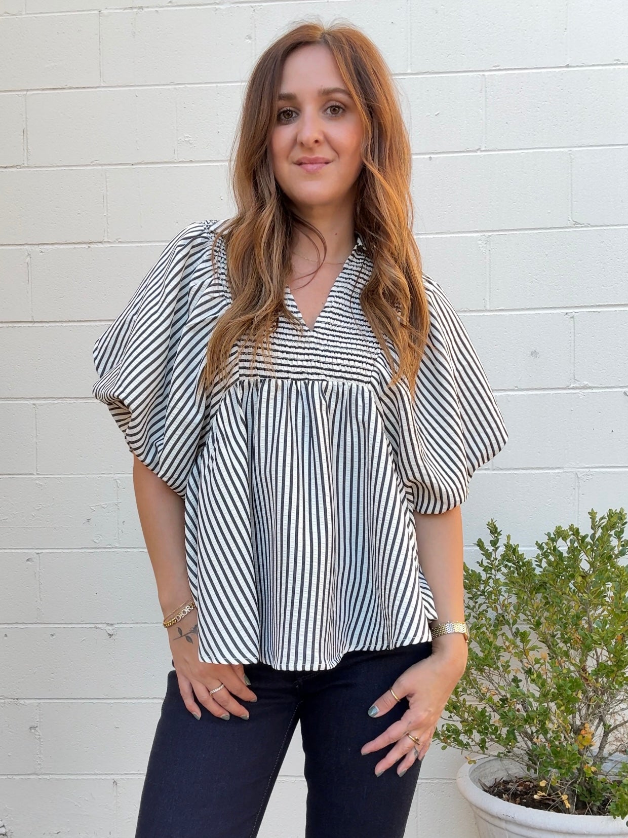 Entro | Raelynn Striped Top | Sweetest Stitch