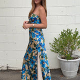 Dress Forum | Ariella Strapless Floral Dress | Sweetest Stitch