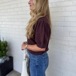 Entro | River Short Sleeve Knit Cardigan | Sweetest Stitch Boutique