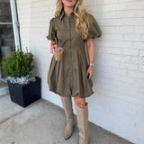 Aureum | Marie Bubble Hem Mini Dress | Sweetest Stitch Boutique