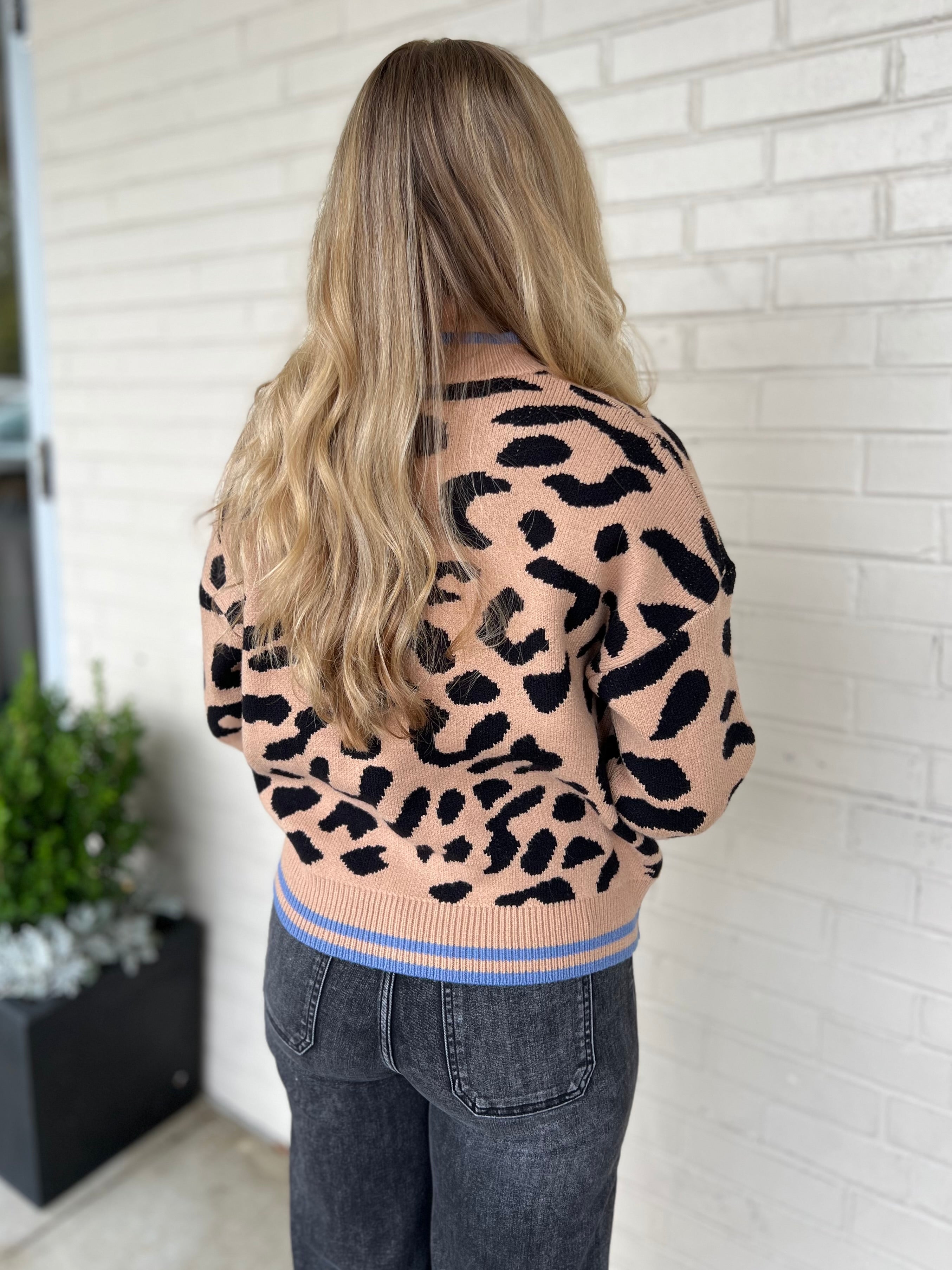 THML | Emmy Leopard Sweater | Sweetest Stitch