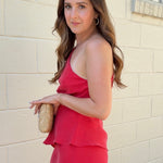 Nude Lucy | Amaya Cupro Tie Top | Sweetest Stitch Boutique RVA