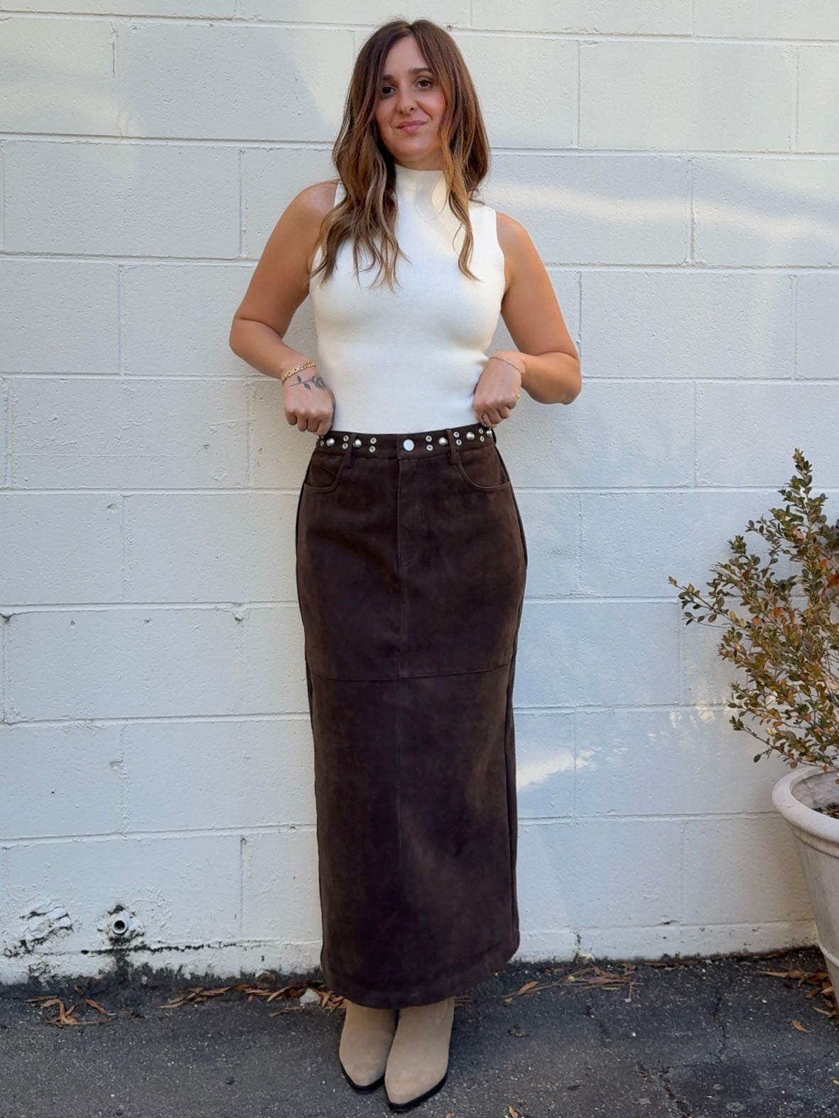 Bailey Rose | Ellianna Embellished Midi Skirt | Sweetest Stitch