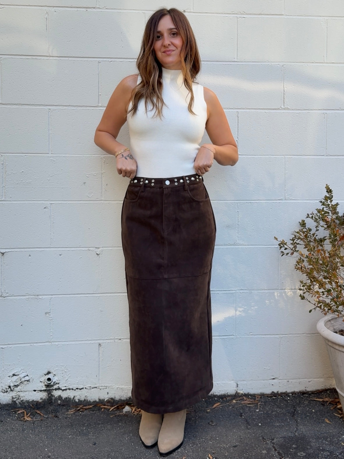 Bailey Rose | Ellianna Embellished Midi Skirt | Sweetest Stitch