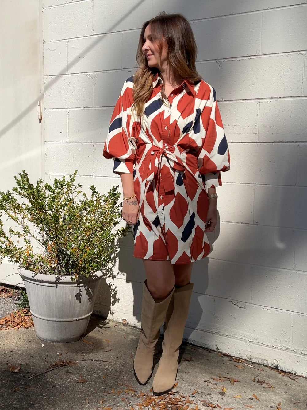 Entro | Kinsley Printed Mini Dress | Sweetest Stitch Boutique