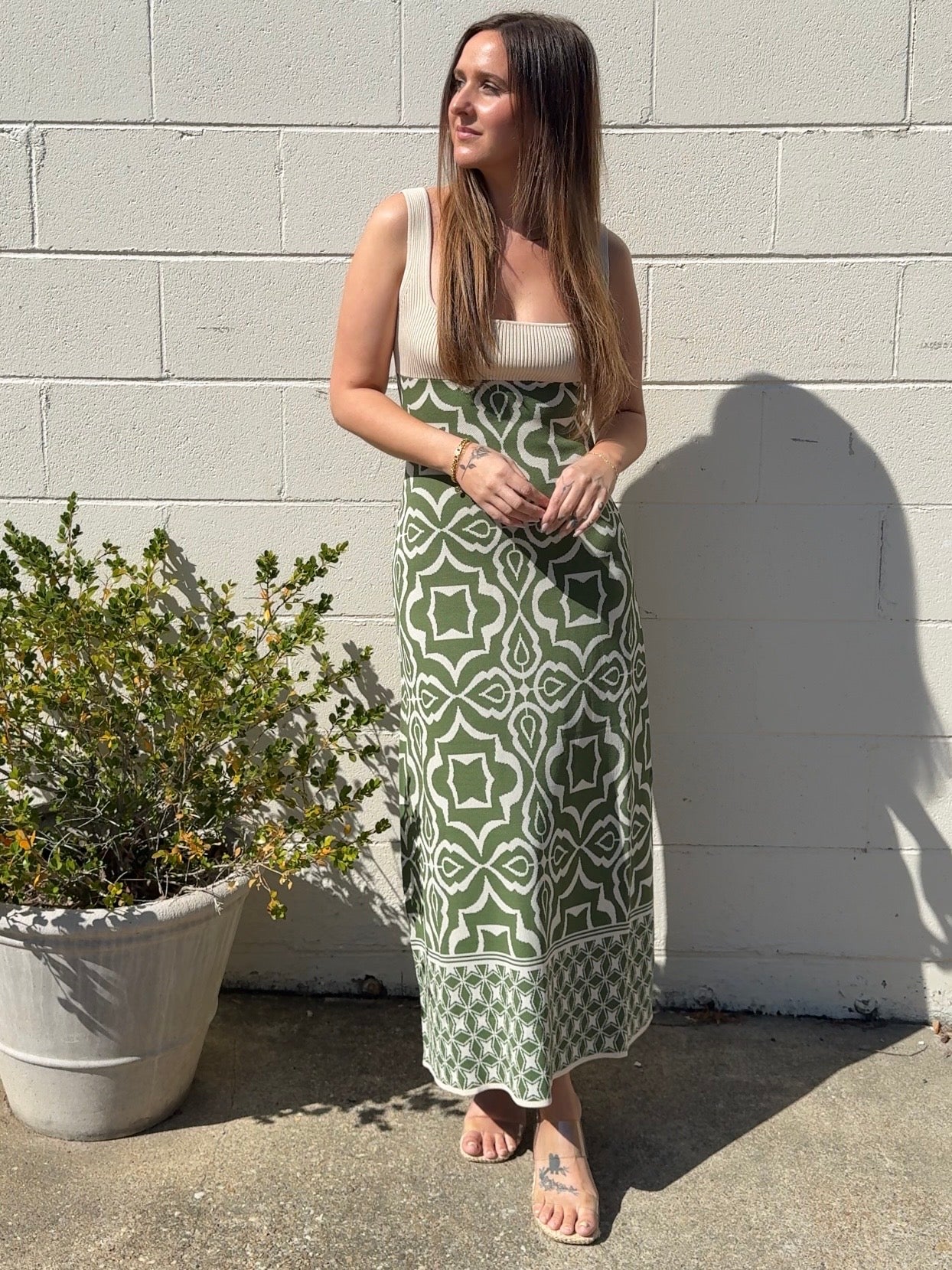 Moon River | Anaiah Sleeveless Knit Midi Dress | Sweetest Stitch RVA