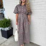 Sugarlips | Harper Striped Midi Dress | Sweetest Stitch Boutique