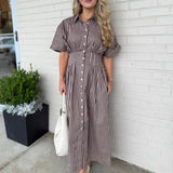 Sugarlips | Harper Striped Midi Dress | Sweetest Stitch Boutique