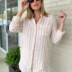  Z Supply | Saturday Stripe Shirt | Sweetest Stitch