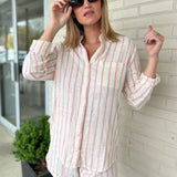  Z Supply | Saturday Stripe Shirt | Sweetest Stitch