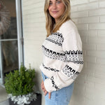 Z Supply | Perci Striped Sweater - Crystal | Sweetest Stitch Boutique