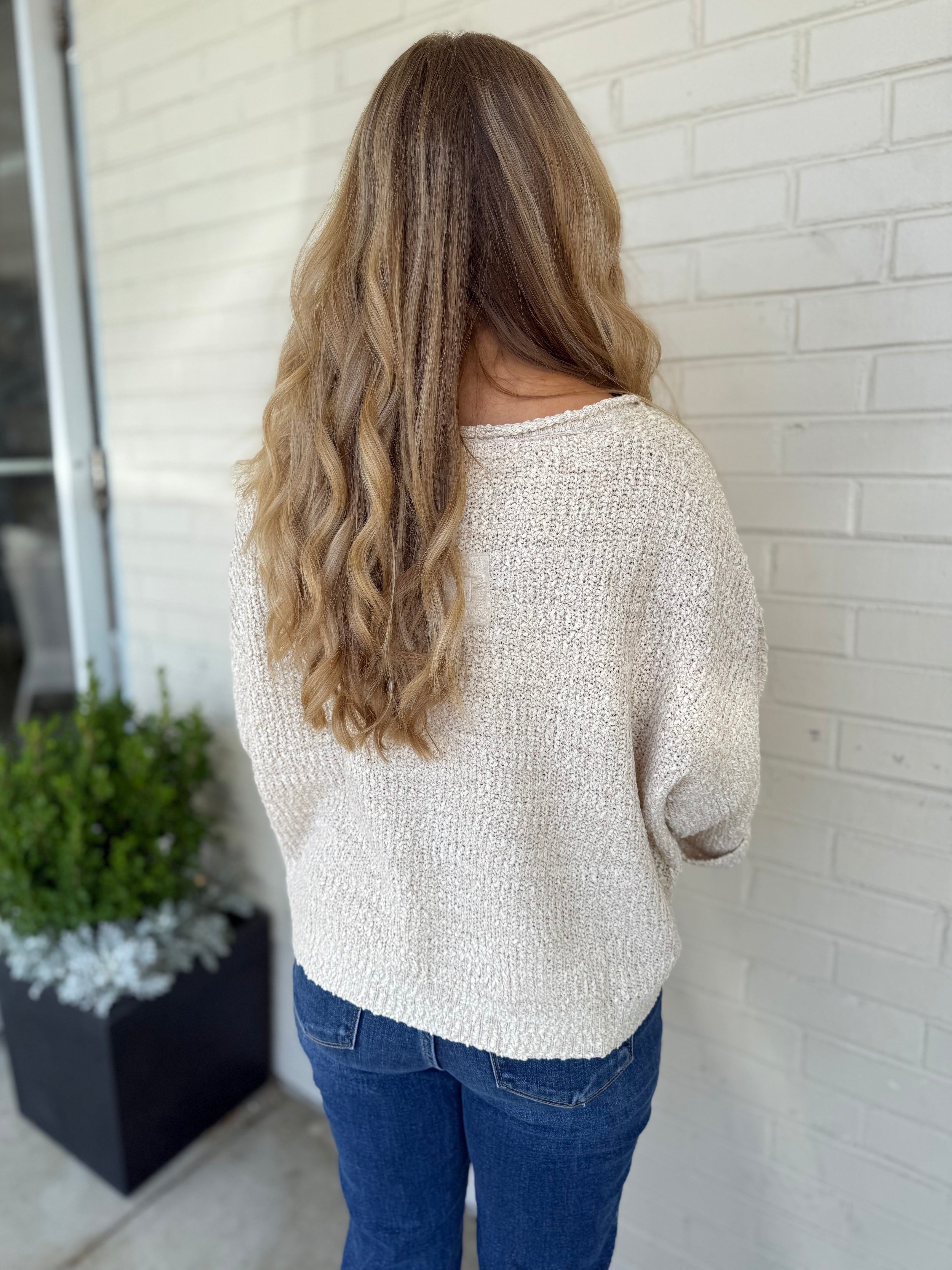 Illa Illa | Elliana V-Neck Sweater | Sweetest Stitch Boutique Richmond