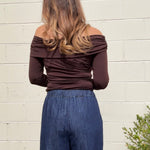 ASTR The Label | Datia Ruched Off Shoulder Top | Sweetest Stitch