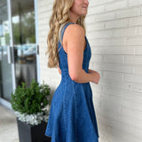 Olivaceous | Celeste Sleeveless Denim Mini Dress | Sweetest Stitch