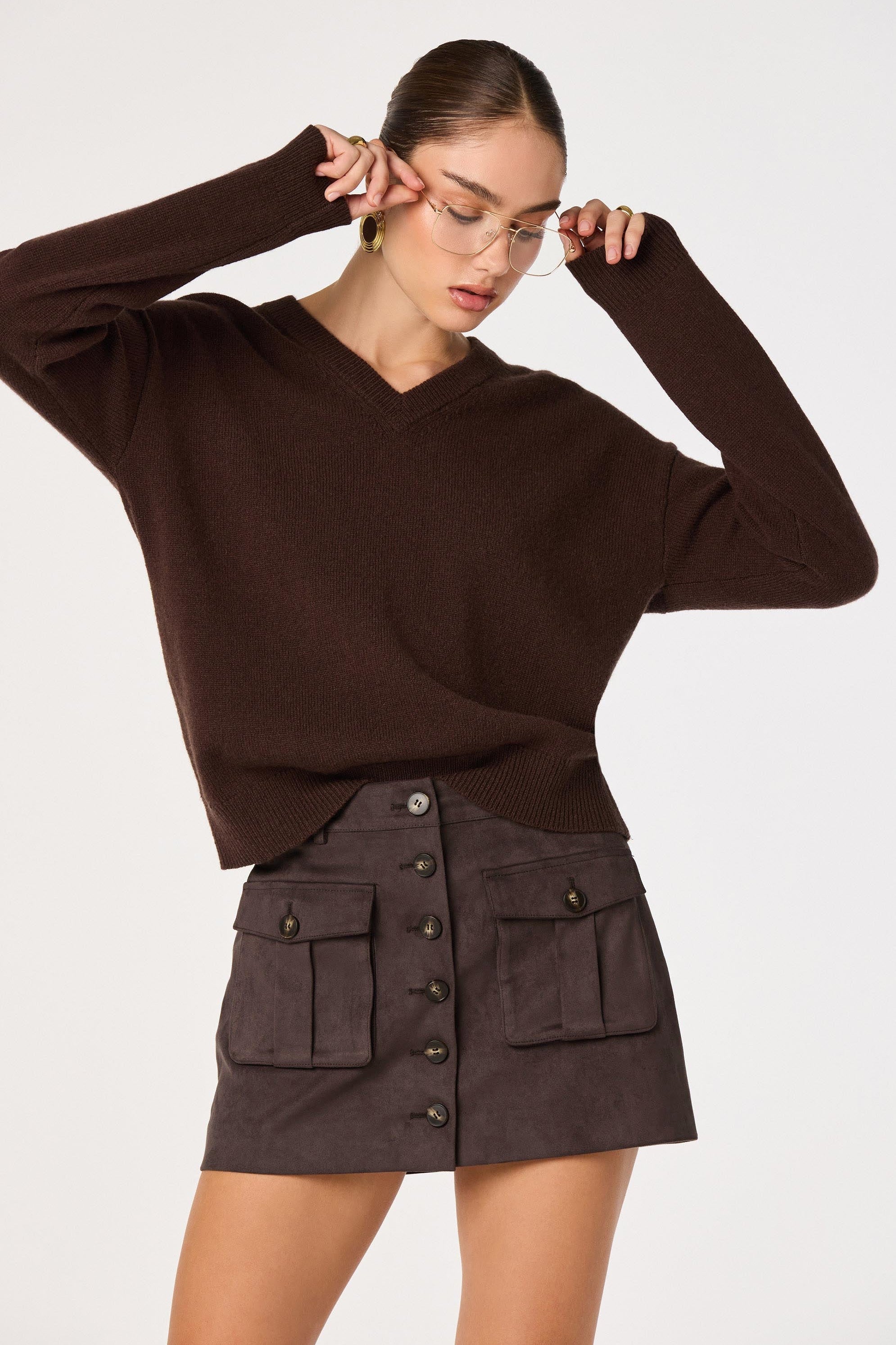 ASTR The Label | Becky Faux Suede Mini Skirt | Sweetest Stitch RVA