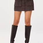 ASTR The Label | Becky Faux Suede Mini Skirt | Sweetest Stitch RVA
