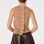 ASTR The Label | Pernille Cable Knit Sweater Vest | Sweetest Stitch