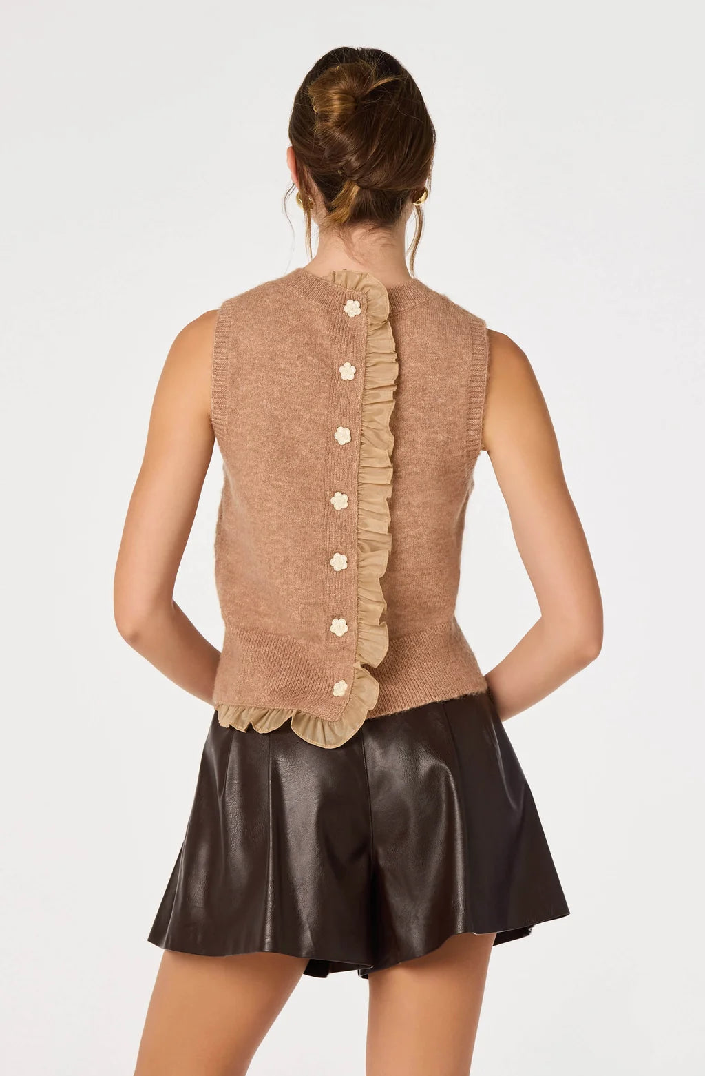 ASTR The Label | Pernille Cable Knit Sweater Vest | Sweetest Stitch
