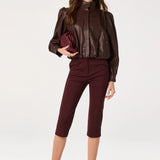 ASTR The Label | Estero Faux Leather Bomber Jacket | Sweetest Stitch