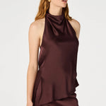 ASTR The Label | Bristol Satin Cowl Halter Top | Sweetest Stitch RVA