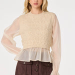 ASTR The Label | Ruby Mixed Media Sweater | Sweetest Stitch RVA