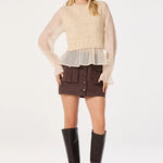 ASTR The Label | Ruby Mixed Media Sweater | Sweetest Stitch RVA