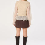 ASTR The Label | Ruby Mixed Media Sweater | Sweetest Stitch RVA