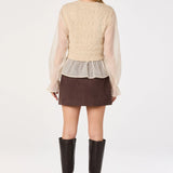 ASTR The Label | Ruby Mixed Media Sweater | Sweetest Stitch RVA