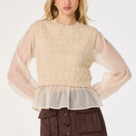 ASTR The Label | Ruby Mixed Media Sweater | Sweetest Stitch RVA