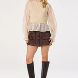 ASTR The Label | Ruby Mixed Media Sweater | Sweetest Stitch RVA