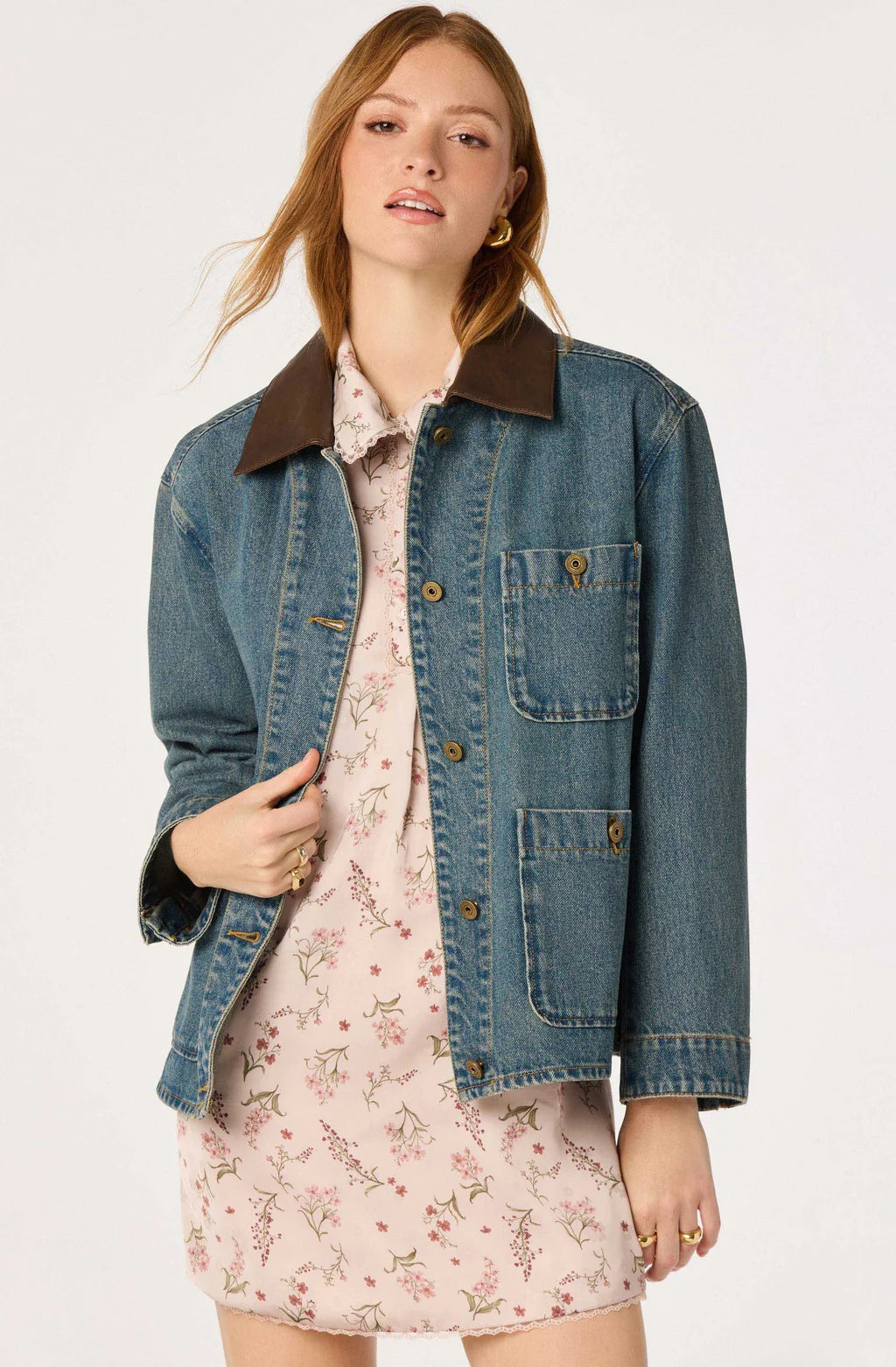 ASTR The Label | Leslie Denim Jacket | Sweetest Stitch Boutique RVA