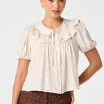 ASTR The Label | Zayne Ruffle Collar Top | Sweetest Stitch Boutique