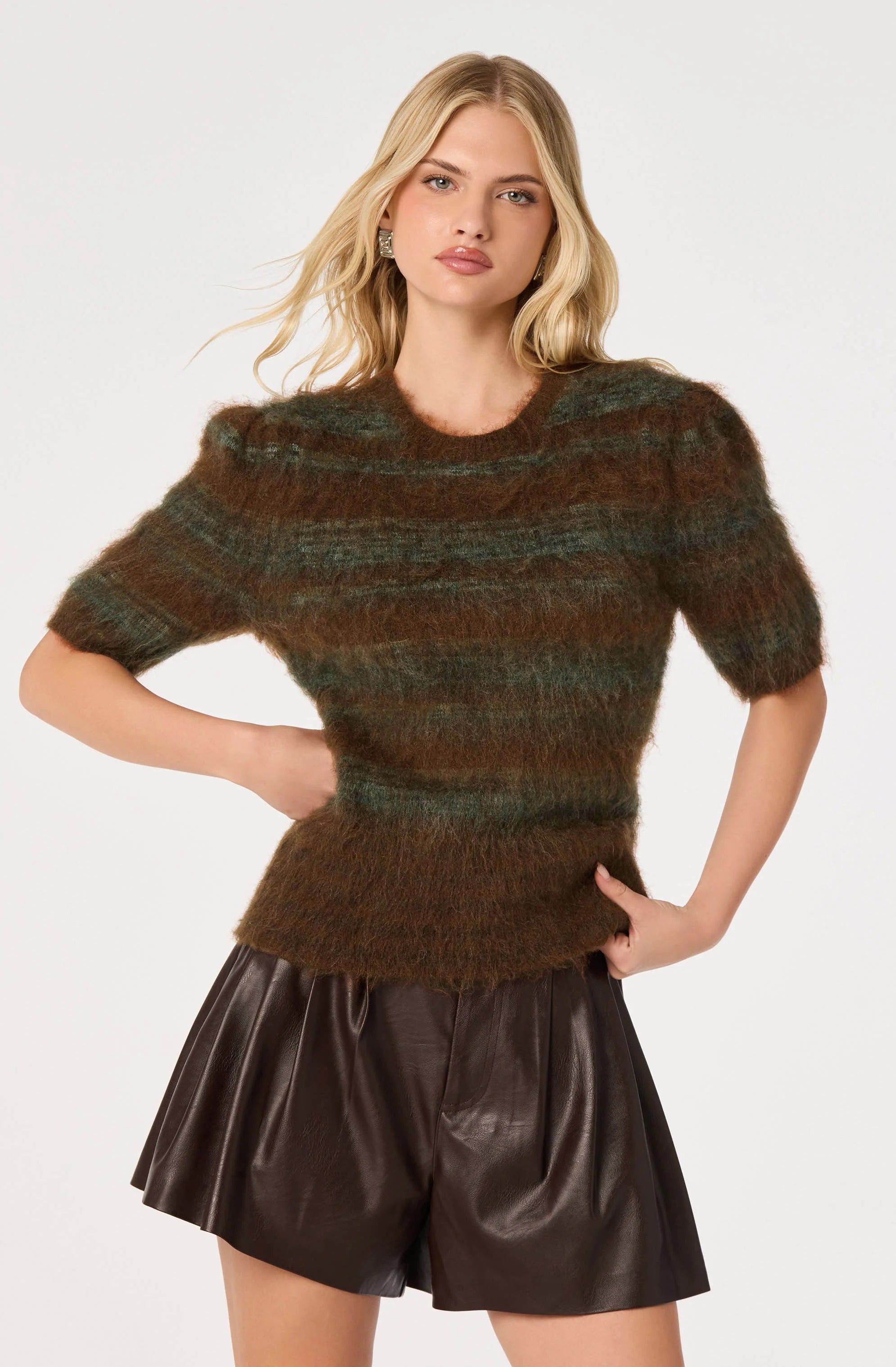 ASTR The Label | Jean Brushed Knit Striped Sweater | Sweetest Stitch