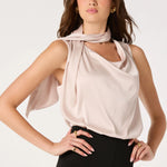 ASTR The Label | Sasha Cowl Neck Scarf Top | Sweetest Stitch RVA