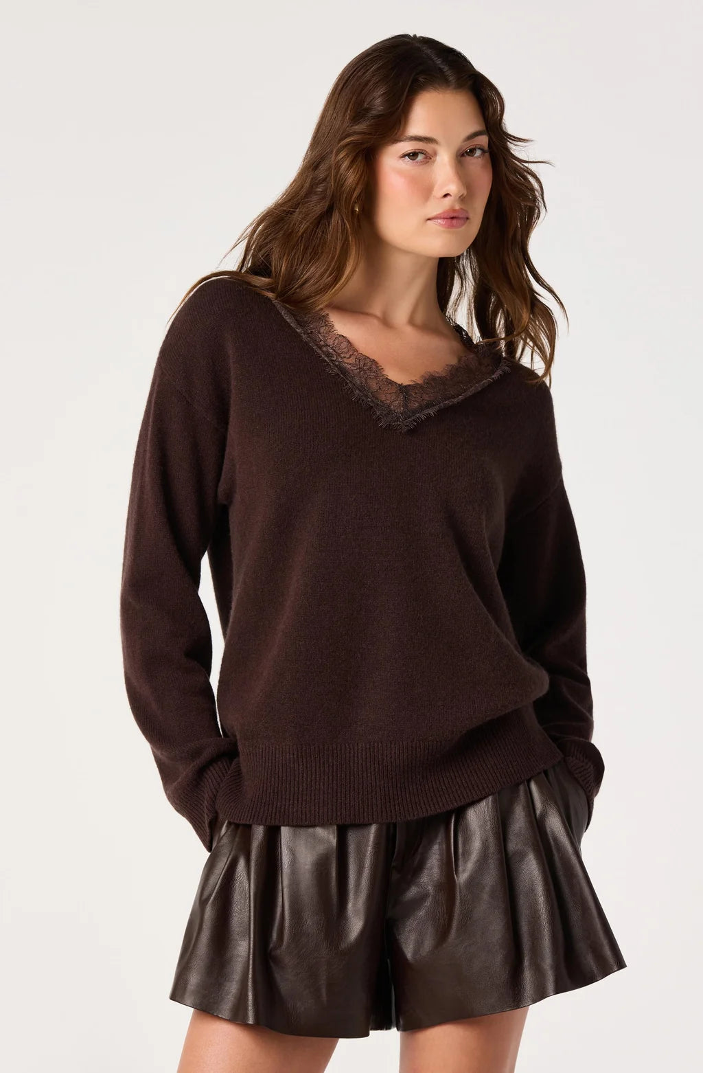 ASTR The Label | Jadyn V-Neck Sweater | Sweetest Stitch Boutique