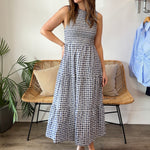 THML | Murphy Sleeveless Gingham Midi Dress | Sweetest Stitch