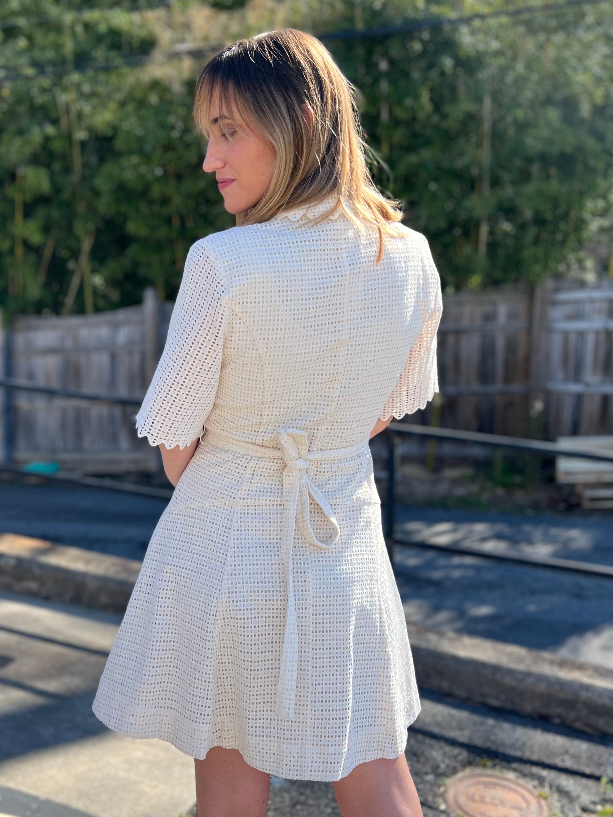 Current Air | Eden Lace Button Down Dress | Sweetest Stitch