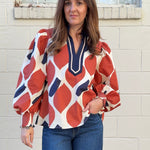 Entro | Denver V-Neck Top | Sweetest Stitch Boutique Richmond