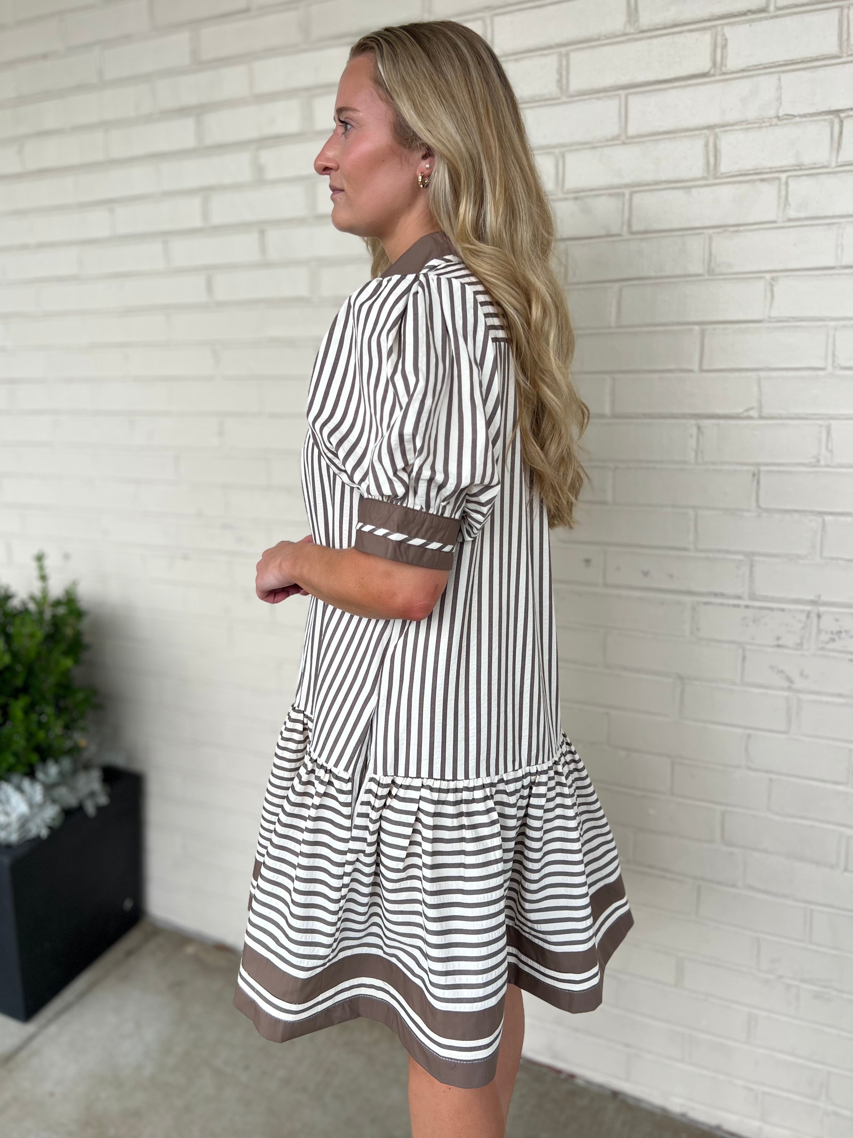 Entro | Adelaide Striped Mini Dress | Sweetest Stitch Boutique