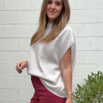 THML | Sage Mock Neck Sweater | Sweetest Stitch Boutique Richmond