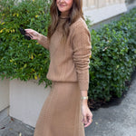 Current Air | Lana Mock Neck Sweater | Sweetest Stitch Boutique