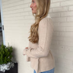 Aaron & Amber | Madeline Peplum Sweater | Sweetest Stitch Boutique