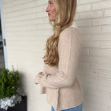 Aaron & Amber | Madeline Peplum Sweater | Sweetest Stitch Boutique