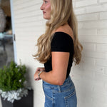 Olivaceous | Frensis Ruched Off Shoulder Top | Sweetest Stitch