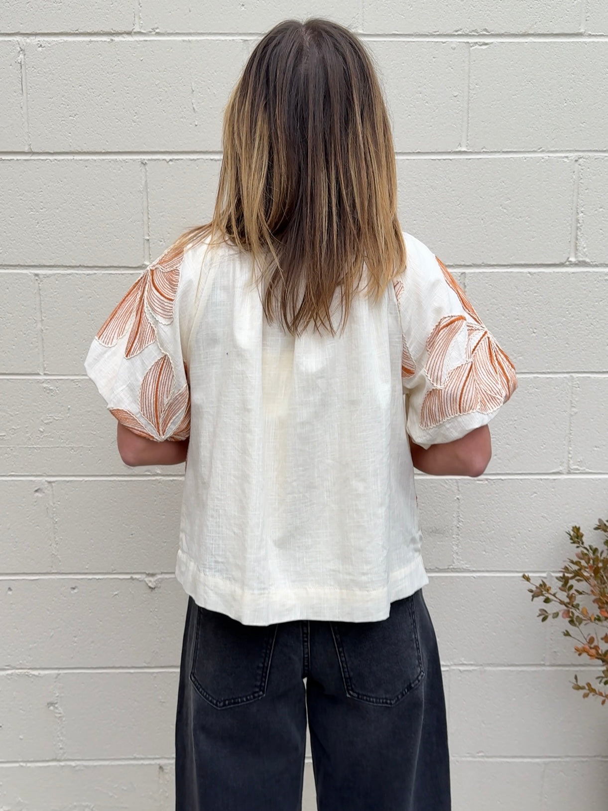 THML | Madelyn Puff Sleeve Top | Sweetest Stitch